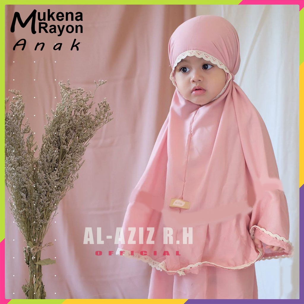 MUKENA ANAK POLOS - MUKENAH ANAK - MUKENA ANAK UMUR 2 SAMPAI 7 - MUKENA ANAK RAYON