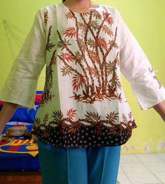 Atasan Batik Dolby Dolbi Dobby Doby Tenun Sutra Tulis Halus Katun Atbm Baron ,sarombit Atasan