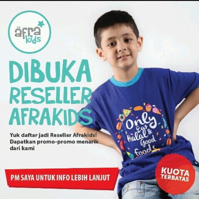 PROMO AFRAKIDS PAKET  RESELLER Baju  Kaos Bayi Anak Muslim 