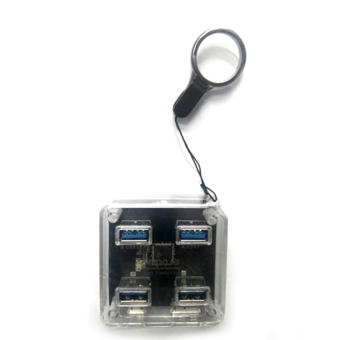 Usb Hub 4 port Rexus Type C V3.1 RXH 331 Transparant