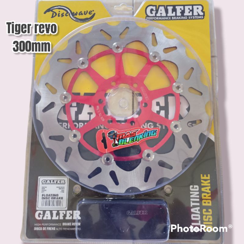 piringan cakram untuk Tiger Revo. merk Galfer original. diameter 300mm.