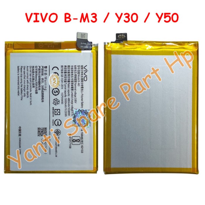 Baterai Vivo Y30 Y50 B-M3 BM3 Original New