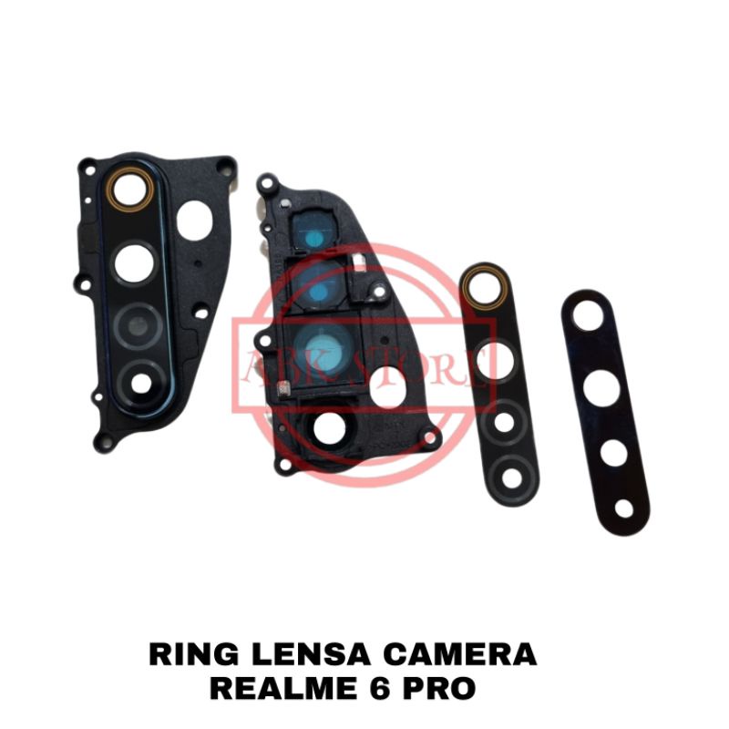 RING LENSA CAMERA / KACA KAMERA BELAKANG REALME 6 PRO ORIGINAL