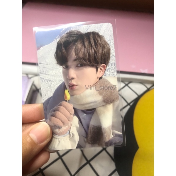 BTS Winter Package Photocard JIN [PC WINPACK JIN BTS]