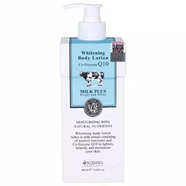 Whitening Body Lotion Scentio Q10 Milk Plus ORIGINAL THAILAND