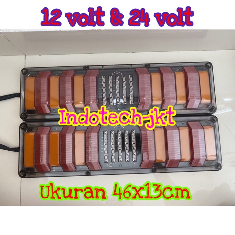 Stop Lamp Truk Lampu Belakang Truk 24 Volt Model Apolo