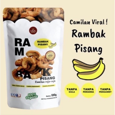 

[ CARARA ] Rambak Pisang Premium 120gr