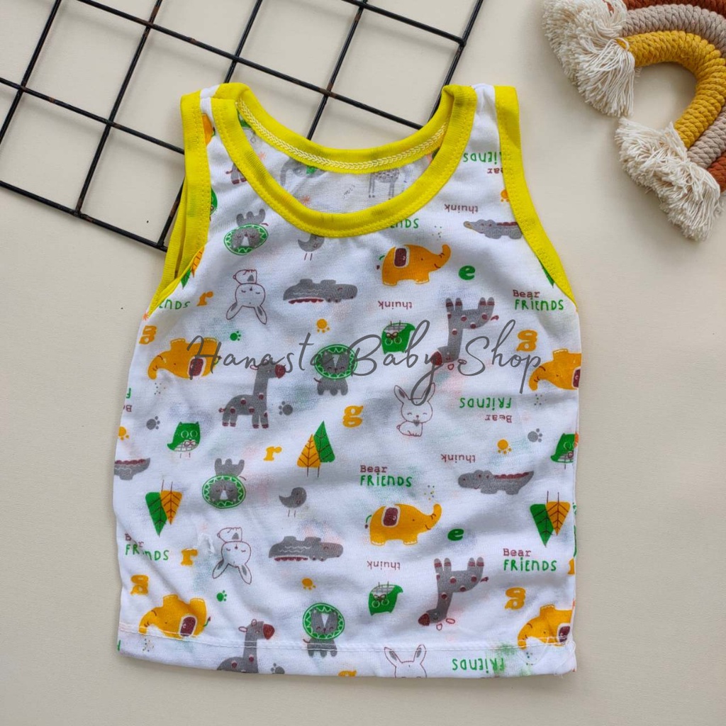 Singlet Bayi Kaos Dalam Bayi Motif Animal SNI