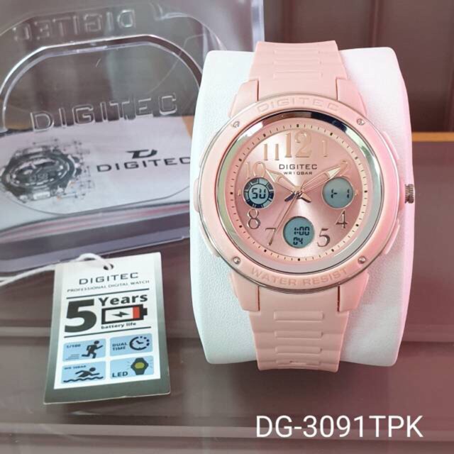 NEW JAM  TANGAN  WANITA DIGITEC  3091 3092  ORIGINAL 