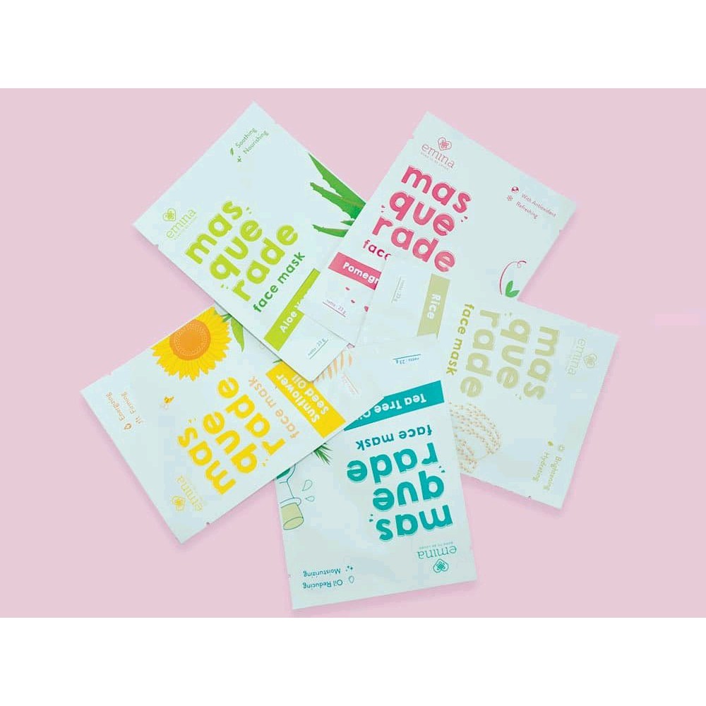 Masker Wajah / Masker Wajah Emina / Kosmetik Emina / Emina Masquerade Face Mask