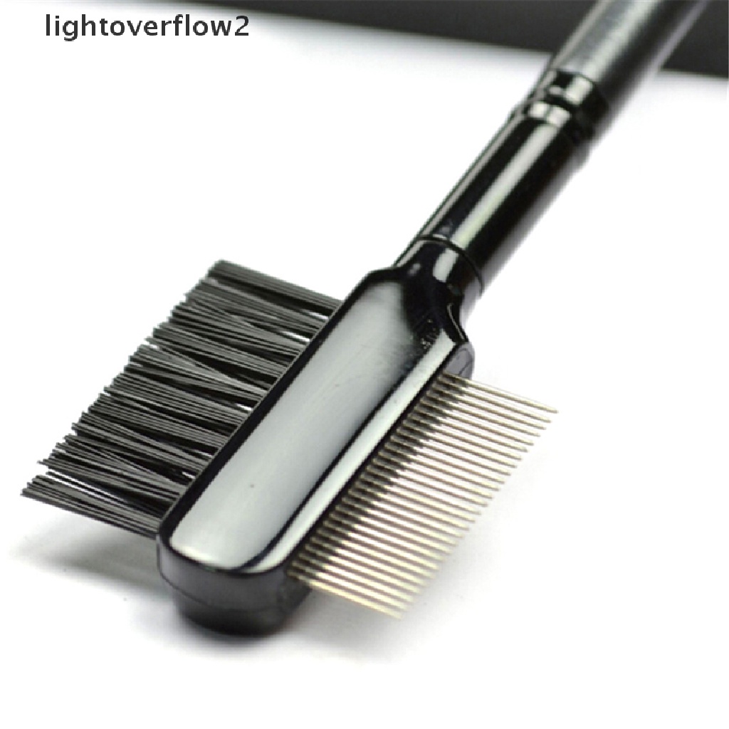 (Light2) 1pc Sisir Alis / Bulu Mata Extension Bahan Metal Untuk Wanita