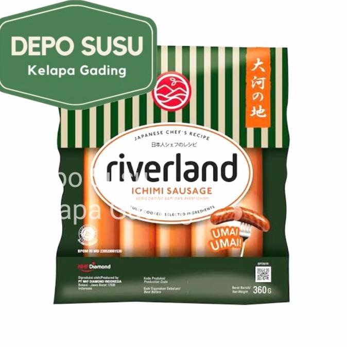 

windytriastuti13 Riverland Sausage 360gr ichimi Bratwurst Cheddar Black Pepper Sosis TERLARIS TERPERCAYA ORIGINAL