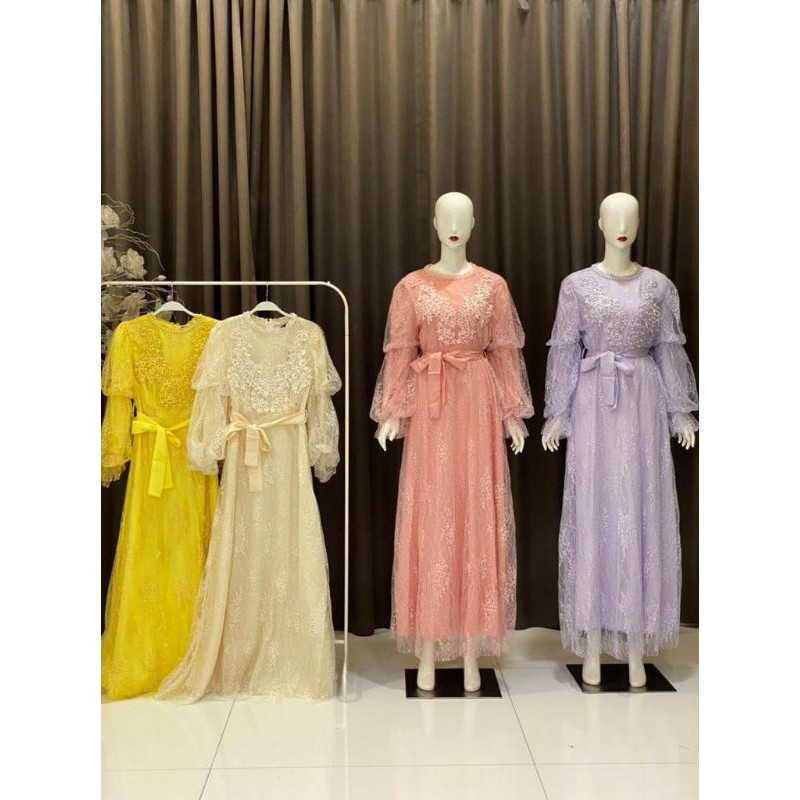 Gamis Pesta Mewah | Lucia Dress ORI by Vivorie