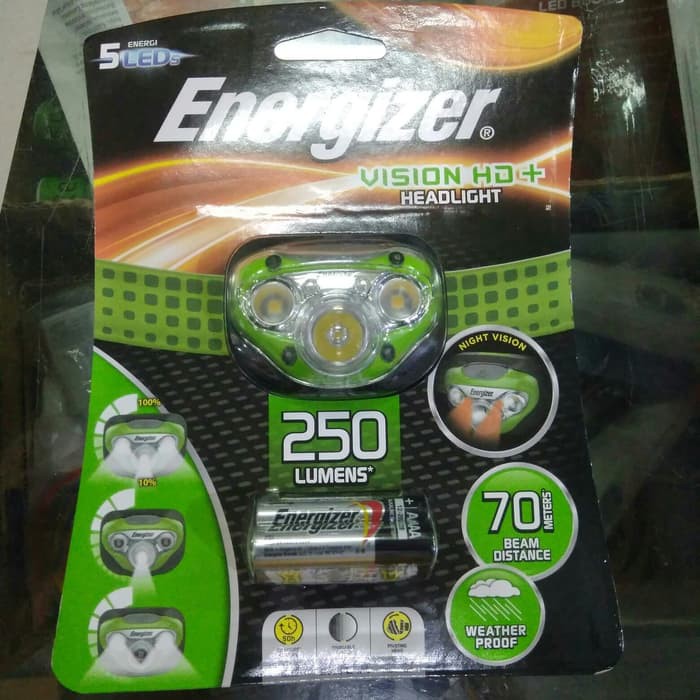 Promo Senter kepala (Headlight) Energizer 5 LED Keren
