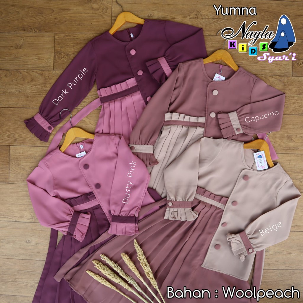 Gamis Anak Yumna By Nayla Kids Shopee Indonesia