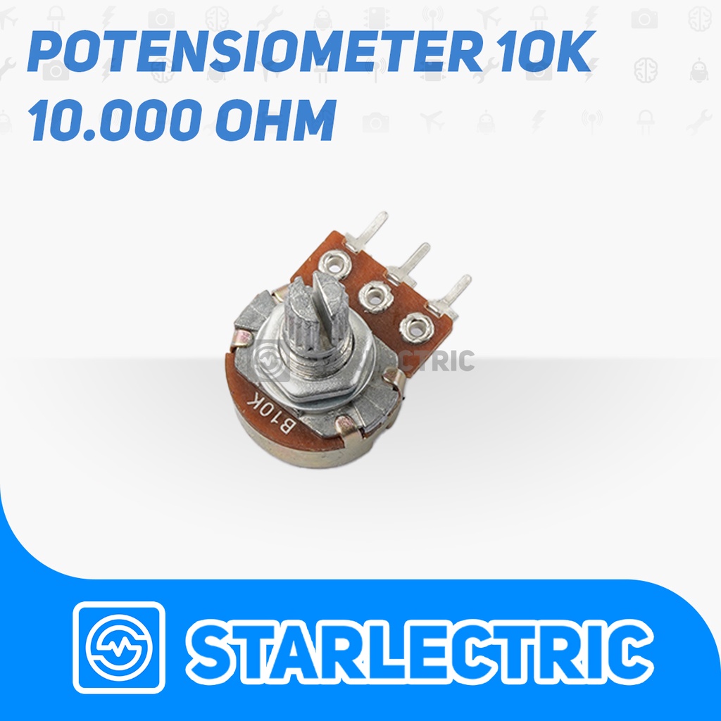 Potensio 10k Ohm Potensiometer 10000 Ohm Variabel Resistor