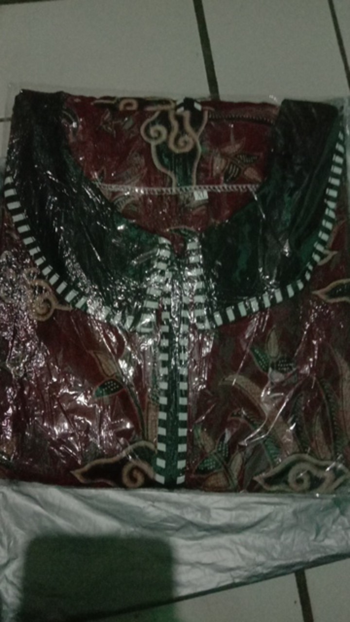 Batik Wanita Atasan Batik Ziper M L Xl Xxl Batik Kantor Keren Banget