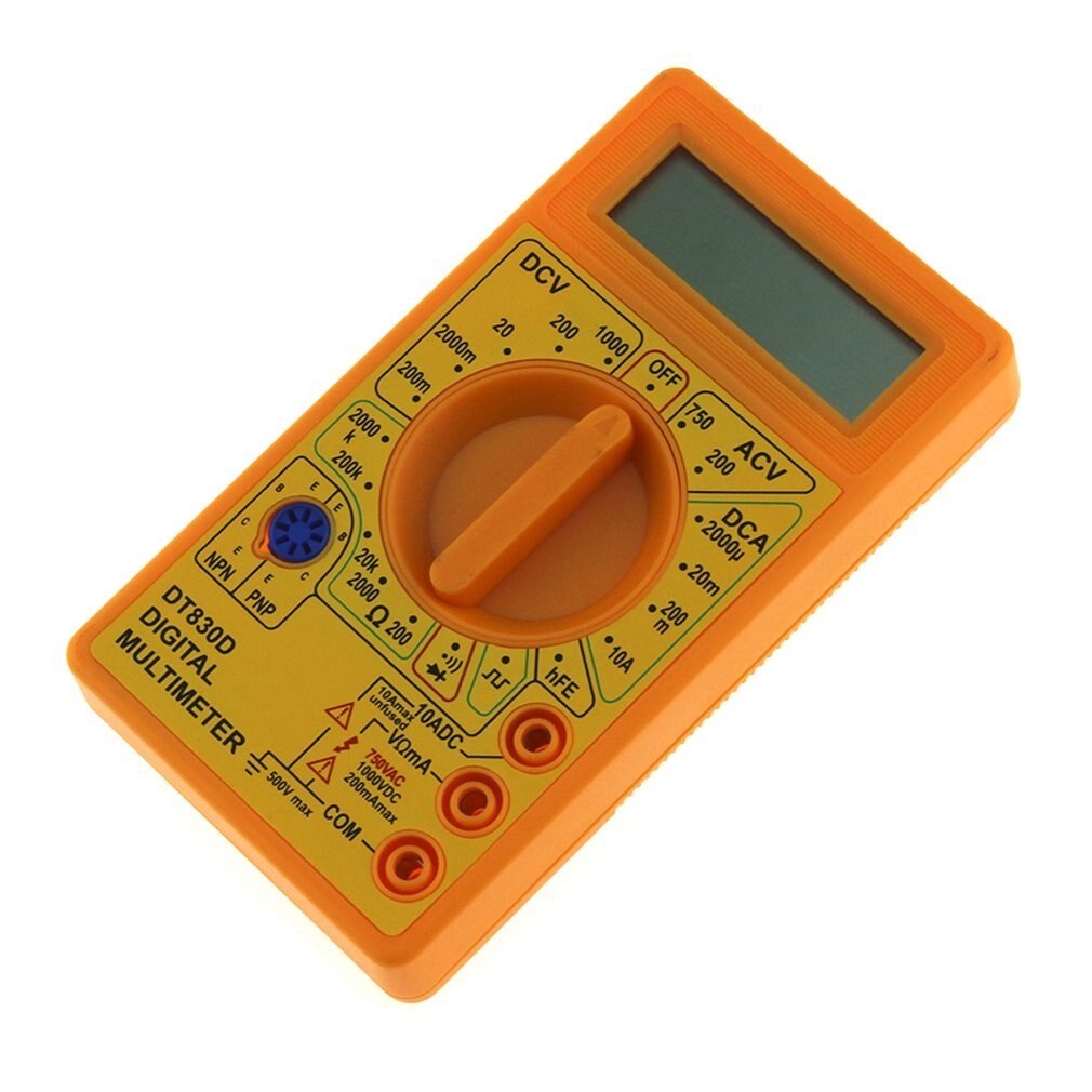 Multimeter AC/DC Voltage Tester - DT-830D / Mini Pocket