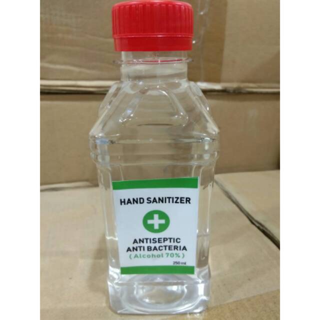 hand sanitizer  250mili alkohol 70%