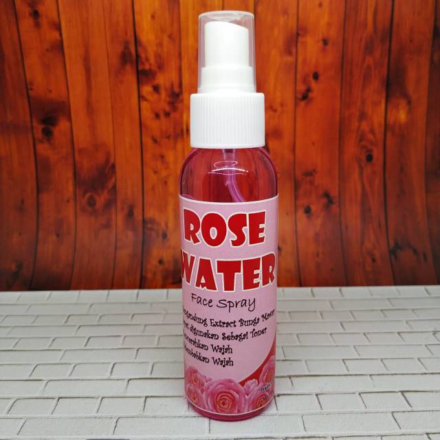 ROSE WATER  SPRAY 100ml / TONER / AIR MAWAR SPRAY Facemist Saffron