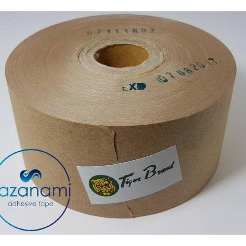 

Rare Item!>-458 Lakban Air 2" Inch x 100M Gummed paper craft Tape Tiger Kraft 1 ROLL