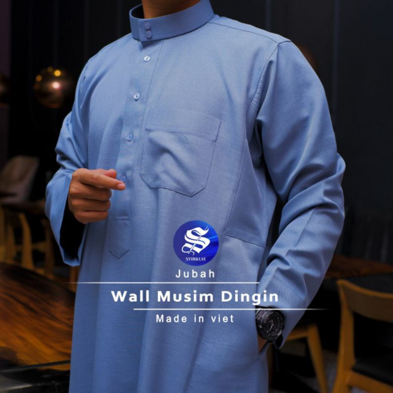 Jubah woll Syirkuh, Jubah Woll Al haramain,  Gamis pria dewasa Woll