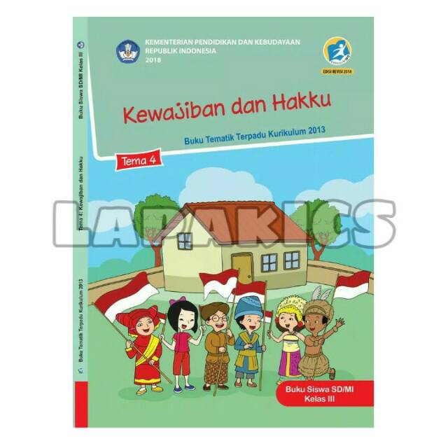 Paket Buku SD Kelas 3 Semester 1 Tematik Terpadu Revisi 2017-2018  Kurikulum 2013 Kurtilas-6