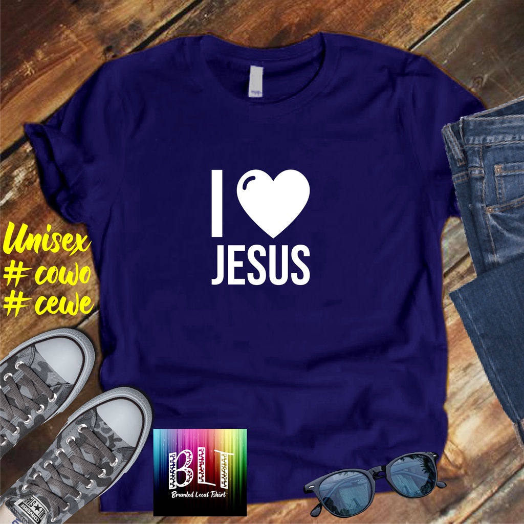 Cod Diskon Promo Gratis Ongkir Kaos I Love Jesus /Kaos Terlaris Kualitas Terjamin Kaos Pria Distro kristen protestanHits 2022/Kaos Murah Kaos Cotton 30s Kaos katun/Pakaian Pria Kaos Pria Dan Pakaian Wanita Kaos Viral/Best Seller Pakaian Pria