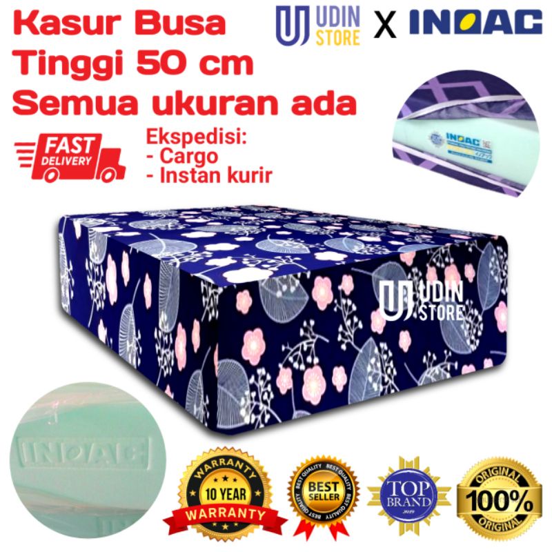 Kasur Busa INOAC D23 Tinggi 50 cm Original 100% ukuran 200x200x50 cm ,  200x180x50 cm , 200x160x50 c