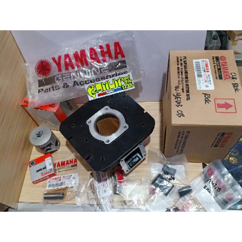 blok piston blok seher RX king full set YP1 plus piston kit set original Yamaha RX King