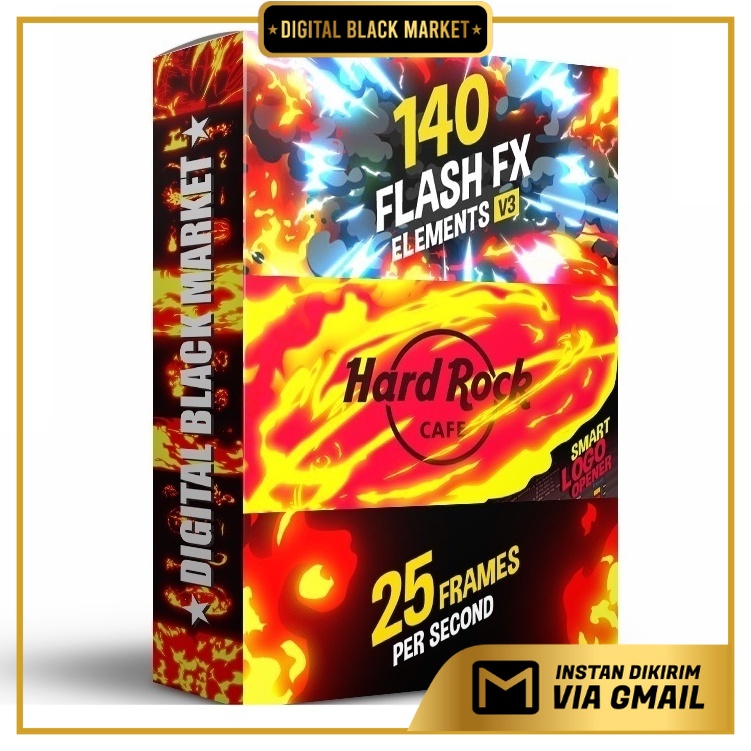 140 Flash Fx Elements - After Effects Project Files