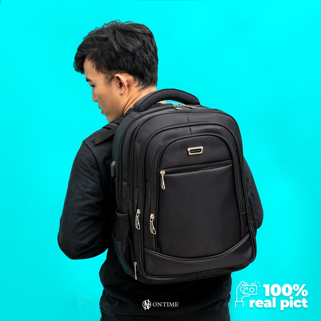 Tas RanseL Pria Backpack Polo Gives Tas Pria Tas Gendong Pria