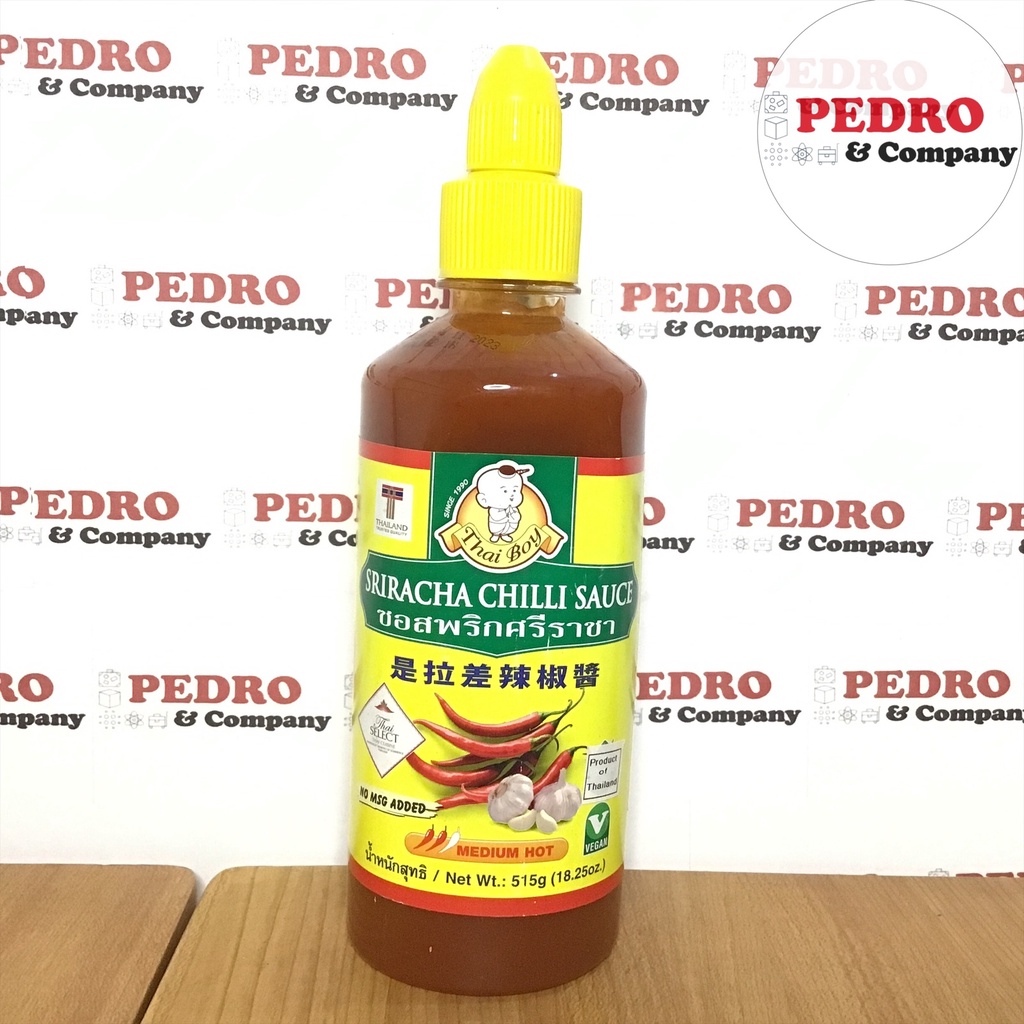

Thai boy sriracha chilli sauce Medium Hot 515 gr - saus sambel thai