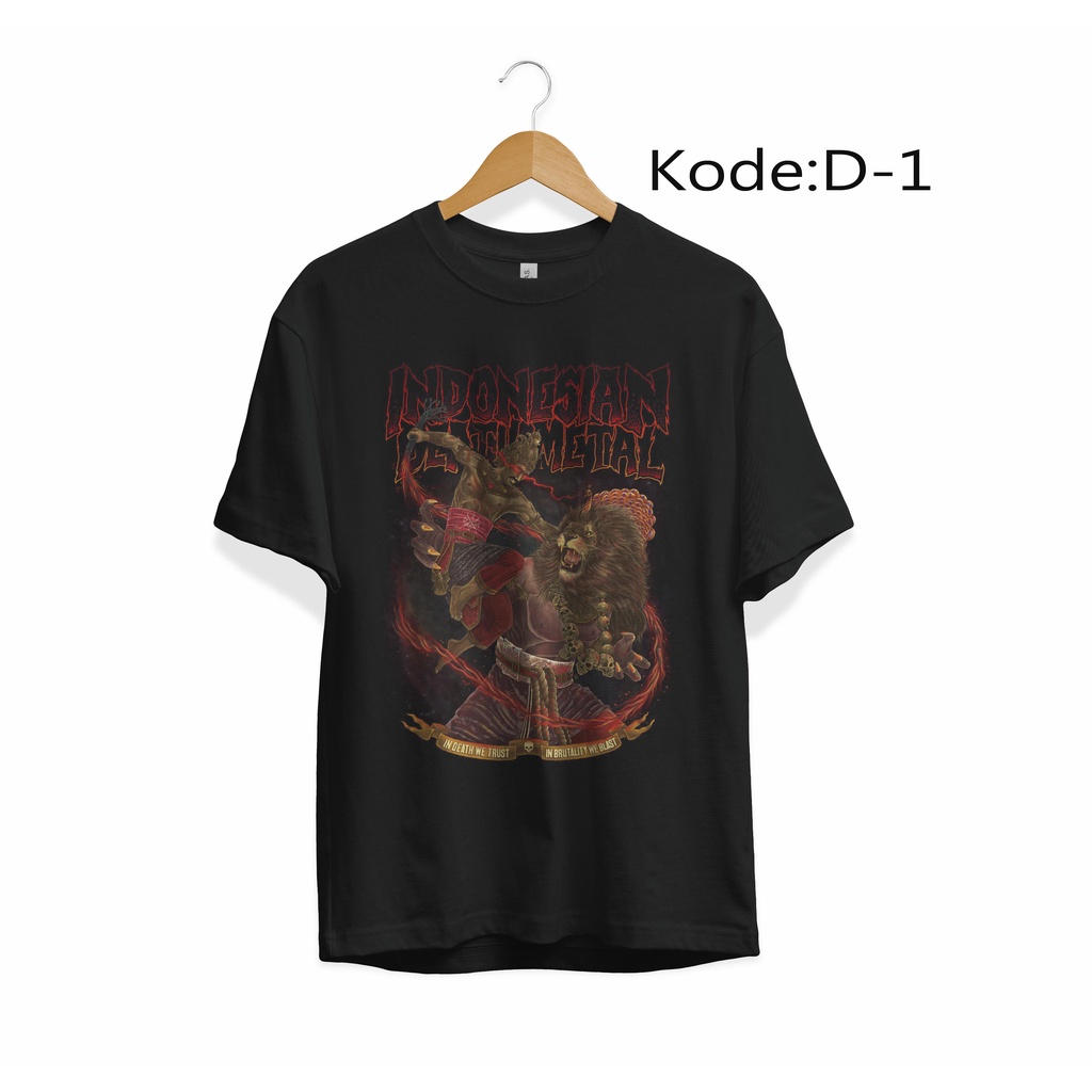 Kaos Band Death Metal Band Indonesia Unisex #01
