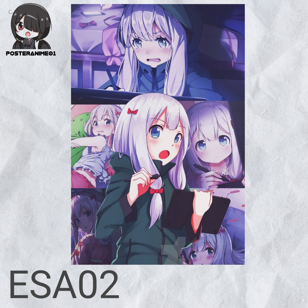 Poster Anime Aesthetic Eromanga Sense [SAGIRI]  Poster Aesthetic Anime Eromanga Sensei|Poster Sagiri-ESA02