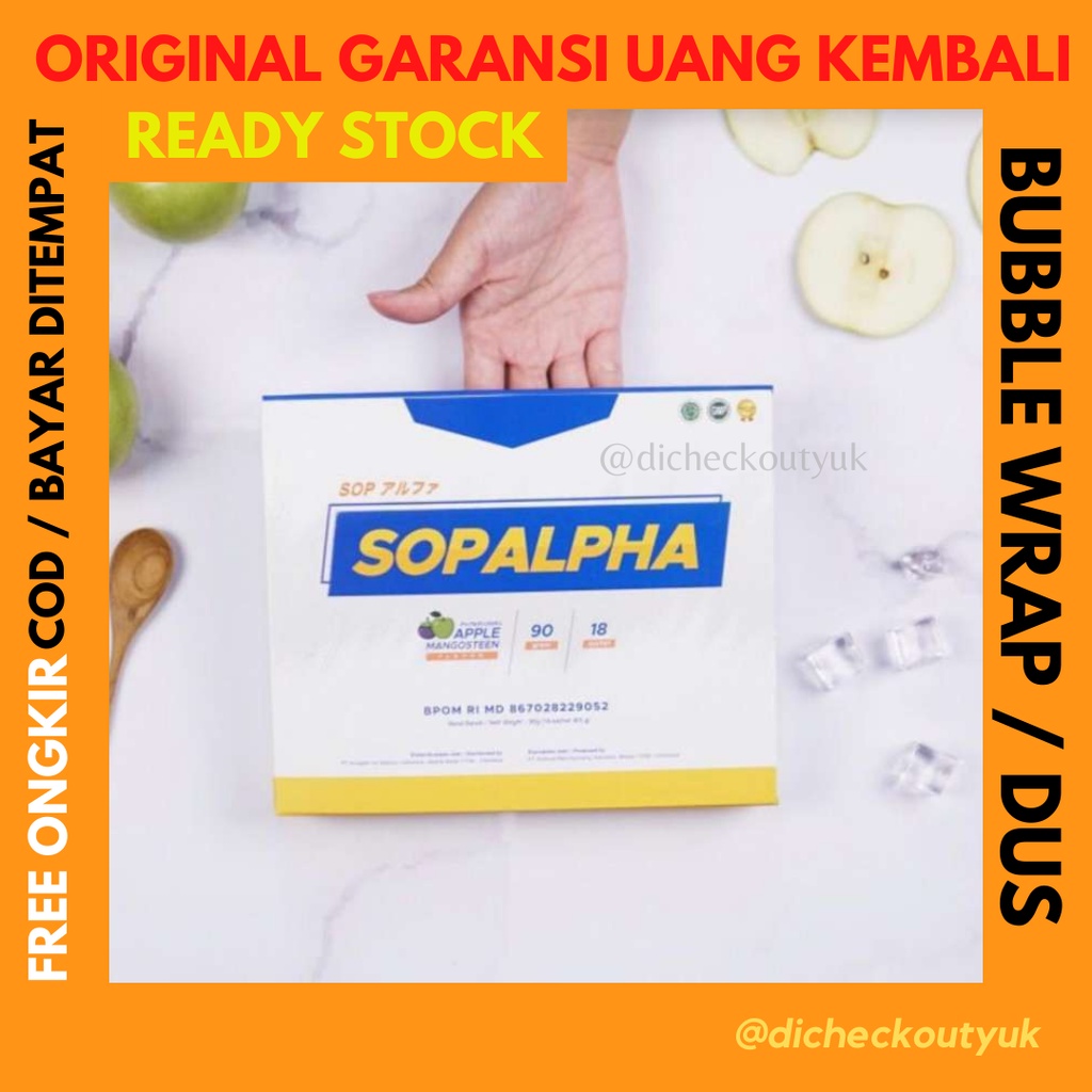 (Ready Stock) SOPALPHA BIOBOOST Original SOP ALPHA Bio Boost BPOM HALAL