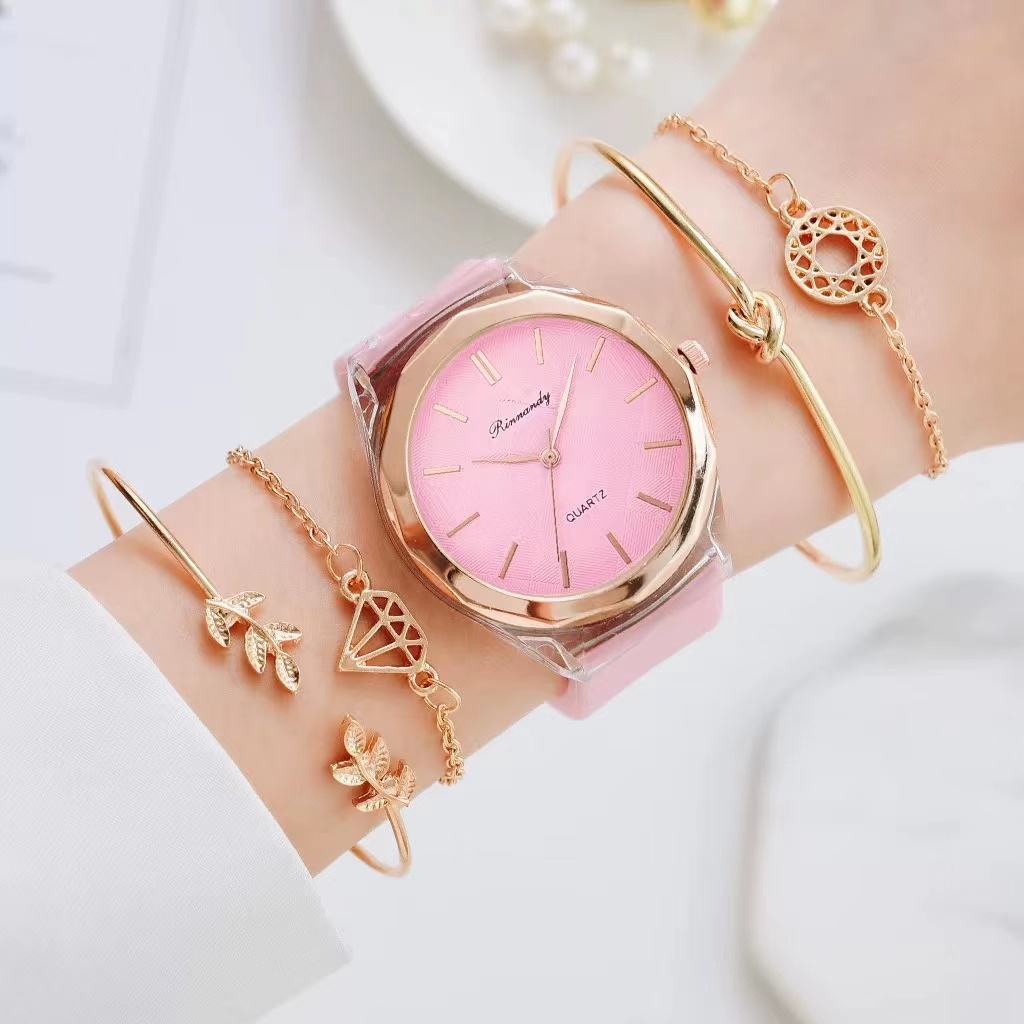 [Bayar Di Tempat] Jam Tangan Wanita Strap Karet Analog Quartz Korean Fashion