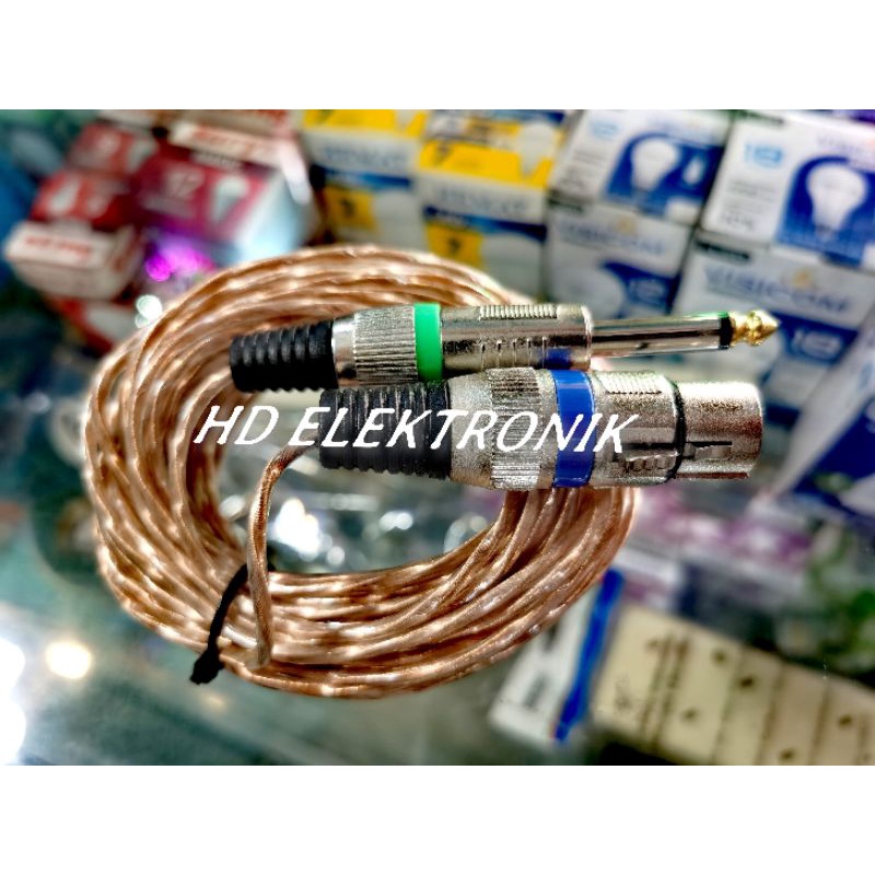 KABEL MIC KECIL PANJANG 5/10/15/20M Tinggal Pakai Minim Nois Kabel Makita
