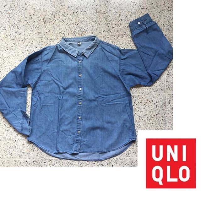 KEMEJA UNIQLO SEMI DENIM/ JEANS