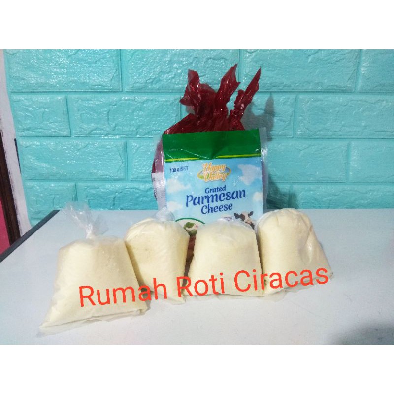 

PARMESAN 100GR CHEESE GRATED HAPPY VALLEY 100 GR KEJU BUBUK REPACK