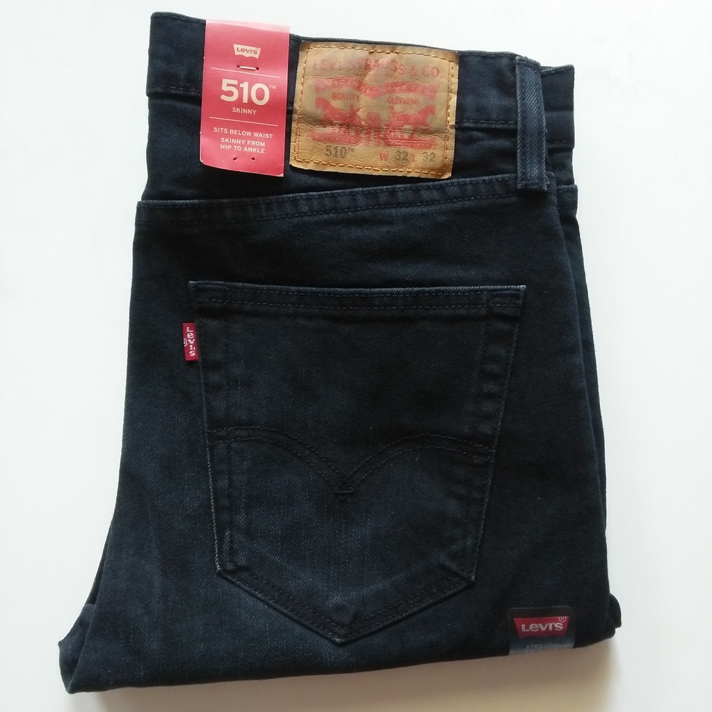 Levis 510 Skinny Fit Lupine Black Blue 05510-0597