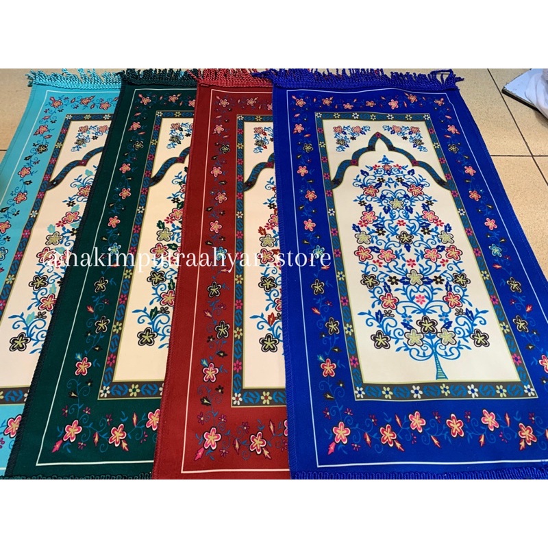 [GROSIR] Sajadah Cantik Turkiye Suede 35x60cm ~ Sajadah Kecil Muka Premium Oleh - Oleh Haji Umroh