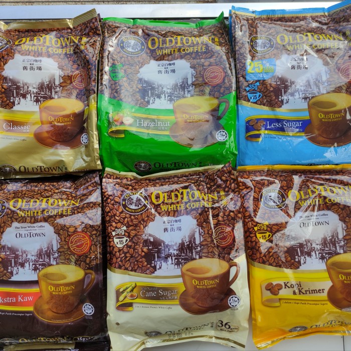 

(BISA COD) Oldtown white coffee 3in1 15 sachet ready semua varian rasa - CANE SUGAR