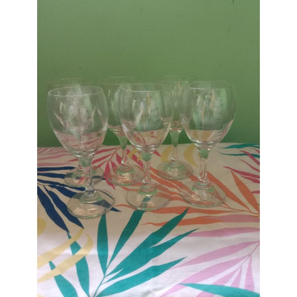 Gelas Kaki/Gelas Tinggi/Gelas Wine (6 pcs)