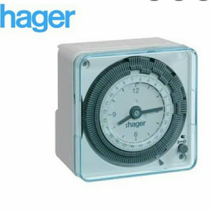 PERTUKANGAN PERLENGKAPAN LISTRIK EH711 TIMER HAGER 16A 24 HOUR ORIGINAL-PROMO-SALE