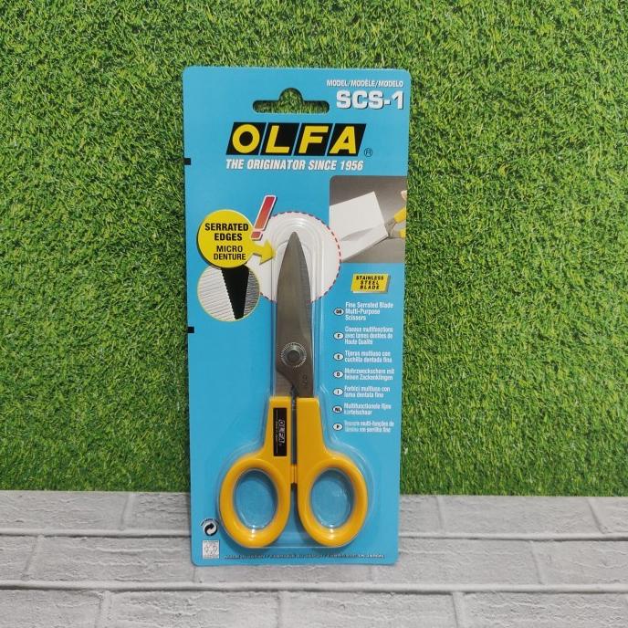 

Gunting Stainless Steel Scs-1 Olfa ( 5 Inch ) Blade Scissors Japan Terbaru