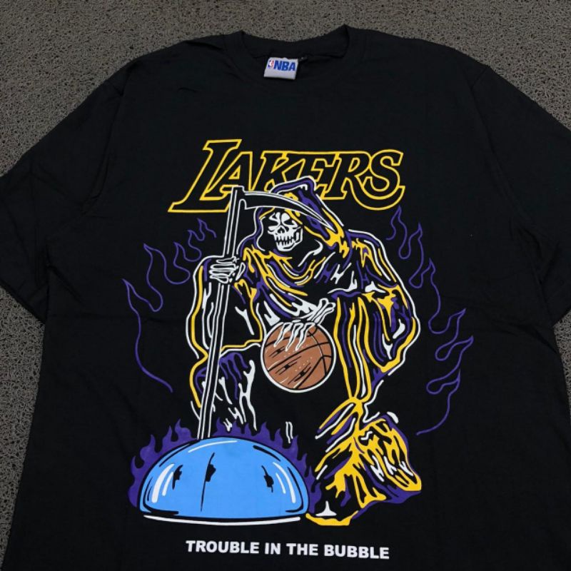 KAOS LAKERS HIGH QUALITY CASUAL HYPE FASHION PRIA