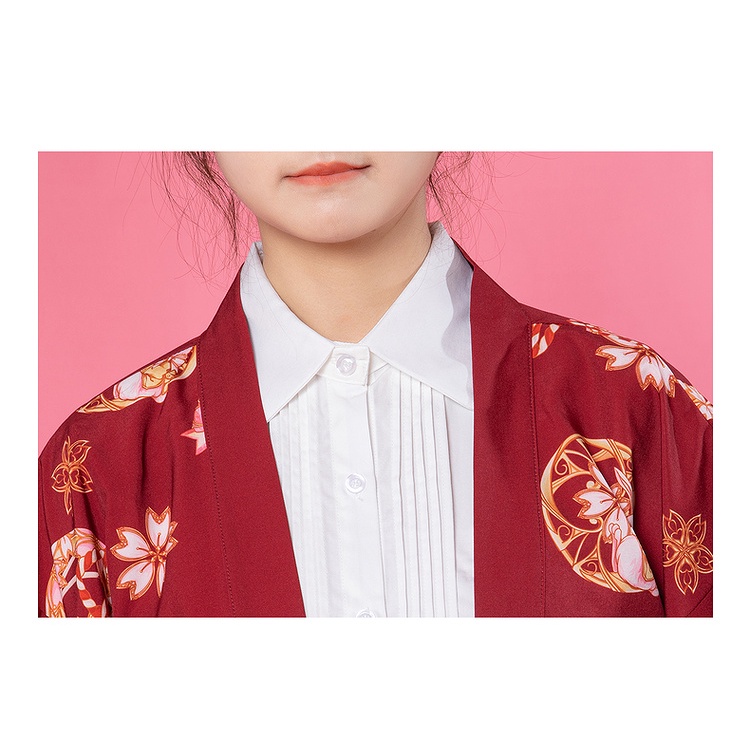 COD 2022 New Fashion Loose Japanese Style Street Red Cardigan Kimono Wanita Jepang Harajuku Kimono Longgar Pria Pakaian 2023