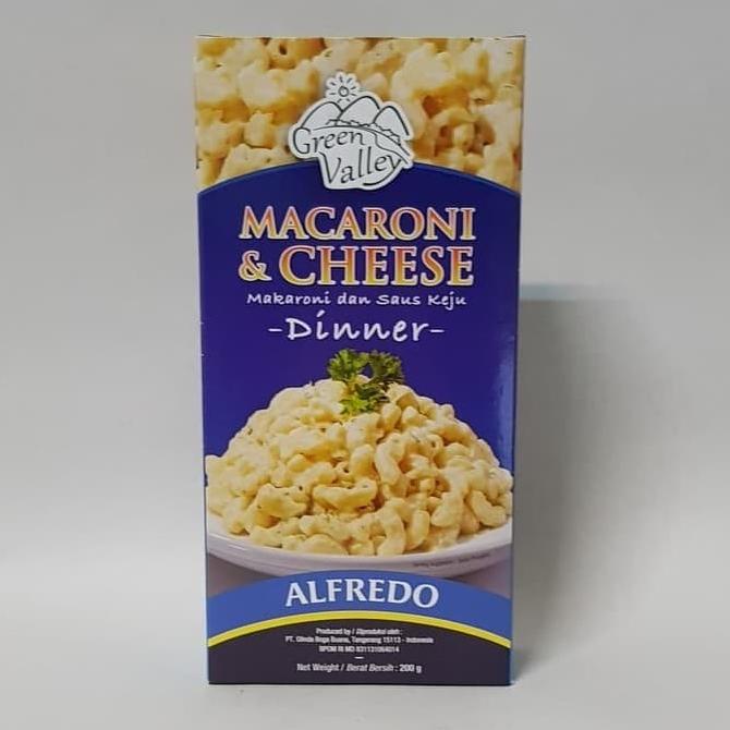 

langsung order saja] Green Valley Macaroni and Cheese with Alfredo Sauce [200 Gr]. pasta