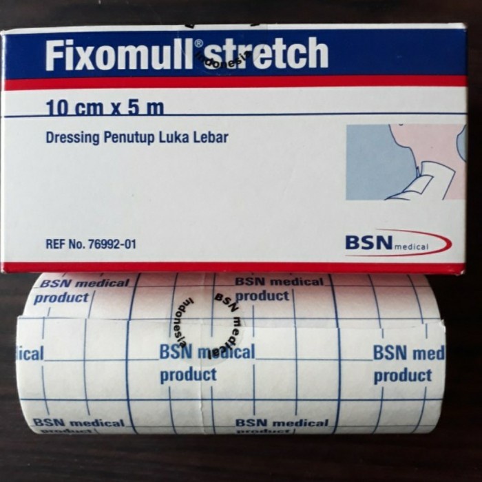 Fixomull Stretch 10 cm x 5 m / Plester Fixomull Stretch 10x5